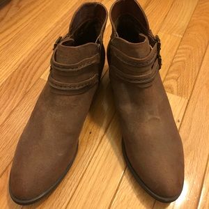 Brand new booties- only worn two times!